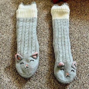 Super High Cat Socks, Grips on the bottom